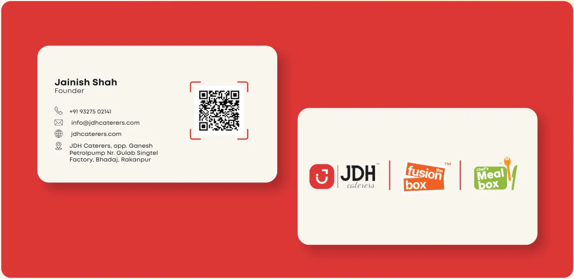JDH business card